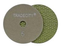Алмазные гибкие шлифовальные круги Треугольник Pads 5-STEP №5 D100 Алмазные гибкие шлифовальные круги Треугольник Pads 5-STEP №5 D100