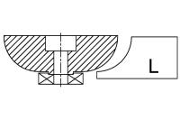 Профильная фреза сегментная гранит L30 (L40)