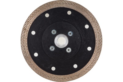 Диск алмазный отрезной турбо с фланцем SLIM 125*M14*1,4 мм гранит сухой рез TECH-NICK Диск алмазный отрезной турбо с фланцем SLIM 125*M14*1,4 мм гранит сухой рез TECH-NICK